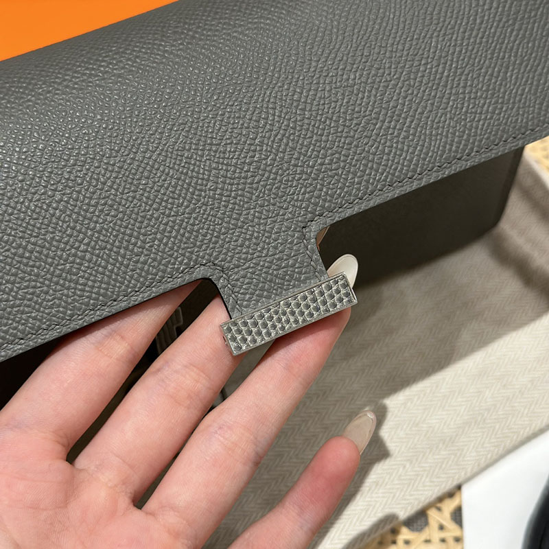 エルメス安い HERMES コンスタンスロング トゥーゴー エタン ヴォーエプソン×リザード シルバー金具 H080201CP8F コンスタンス ロング トゥーゴー - 画像 (4)