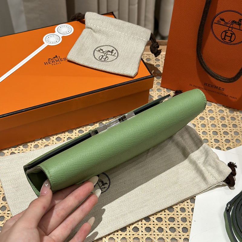 エルメス安い HERMES コンスタンスロング トゥーゴー ヴェールクリケット ヴォーエプソン シルバー金具 H080201CP3I コンスタンス ロング 財布 - 画像 (7)