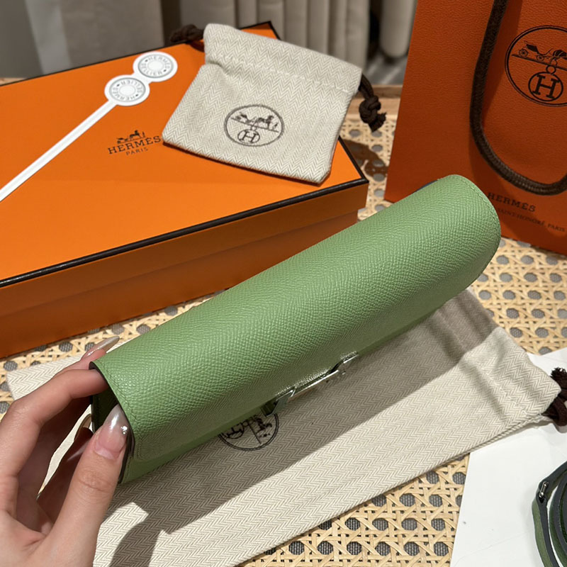 エルメス安い HERMES コンスタンスロング トゥーゴー ヴェールクリケット ヴォーエプソン シルバー金具 H080201CP3I コンスタンス ロング 財布 - 画像 (6)