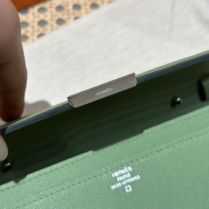 エルメス安い HERMES コンスタンスロング トゥーゴー ヴェールクリケット ヴォーエプソン シルバー金具 H080201CP3I コンスタンス ロング 財布 - 画像 (3)