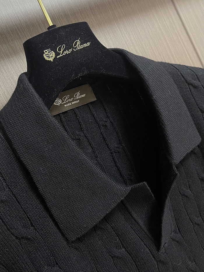 最高級ロロ・ピアーナスーパーコピー Loro Piana 2026年秋冬新作:襟付きニットカーディガン LP2603005 ロロピアーナ ニット レディース - 画像 (4)