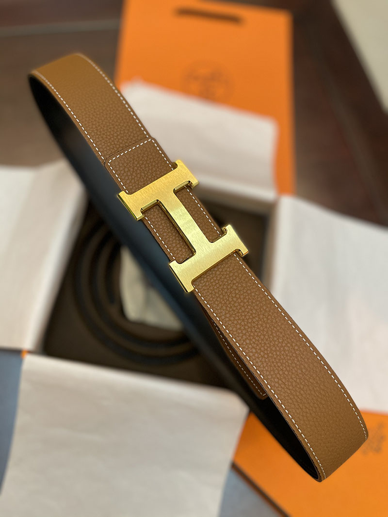 最高級エルメススーパーコピー HERMES リバーシブル 38mm ベルト Hバックル コンスタンス ベルト メンズ 2635098 エルメス ベルト メンズ バックル - 画像 (8)