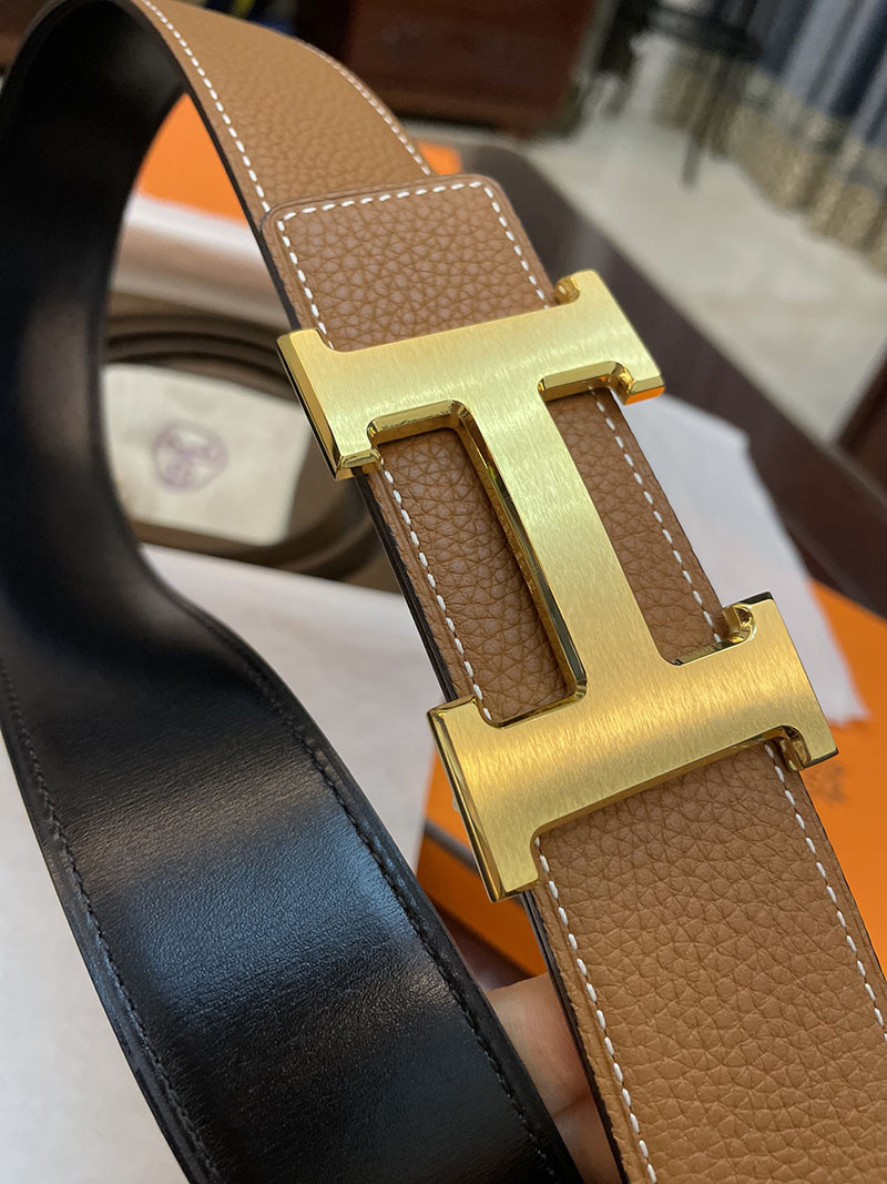 最高級エルメススーパーコピー HERMES リバーシブル 38mm ベルト Hバックル コンスタンス ベルト メンズ 2635098 エルメス ベルト メンズ バックル - 画像 (7)