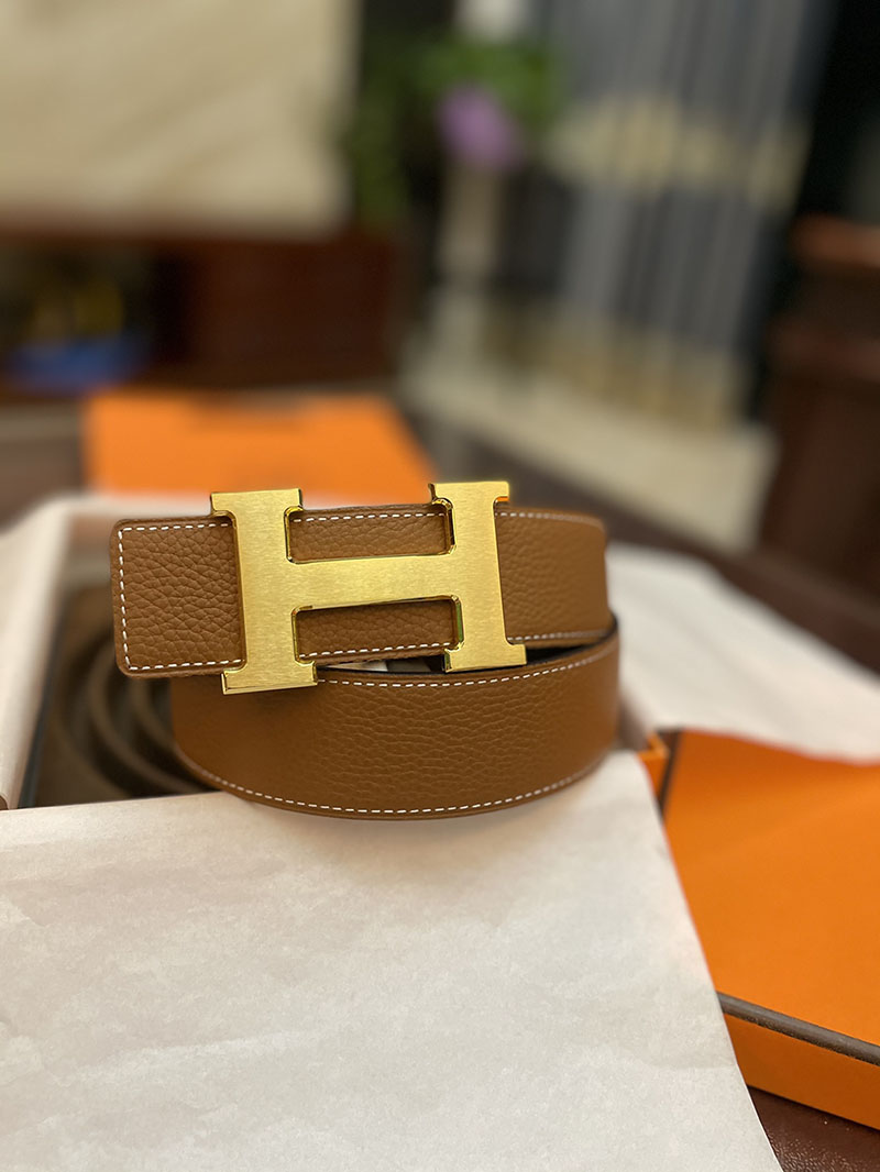 最高級エルメススーパーコピー HERMES リバーシブル 38mm ベルト Hバックル コンスタンス ベルト メンズ 2635098 エルメス ベルト メンズ バックル - 画像 (5)