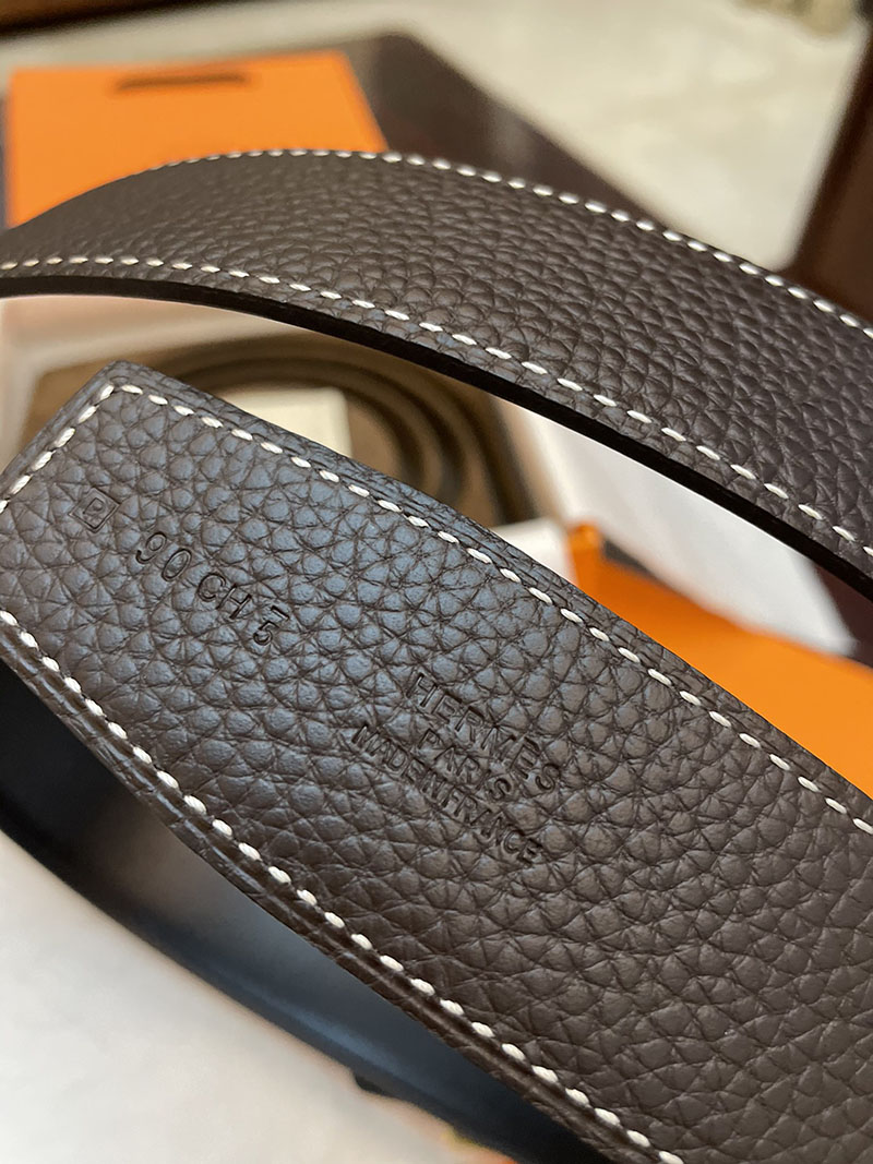 最高級エルメススーパーコピー HERMES リバーシブル 38mm ベルト Hバックル コンスタンス ベルト メンズ 2635099 エルメス ベルト メンズ リバーシブル - 画像 (5)