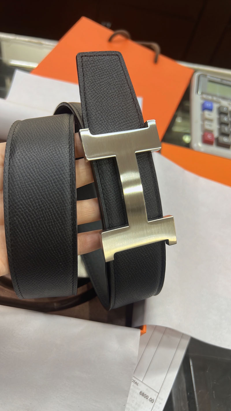 最高級エルメススーパーコピー HERMES リバーシブル 38mm ベルト Hバックル コンスタンス ベルト メンズ 2635102 エルメス ベルト 交換 - 画像 (7)