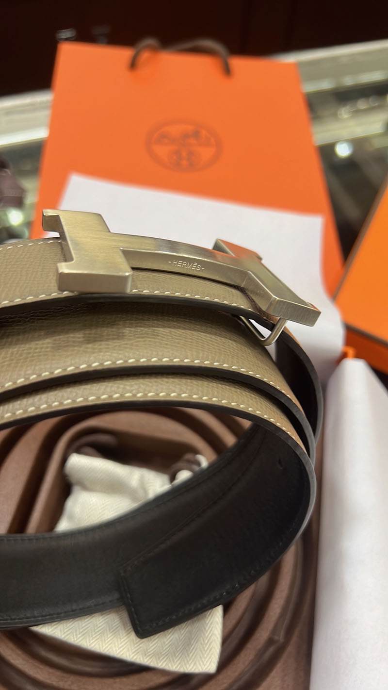 最高級エルメススーパーコピー HERMES リバーシブル 38mm ベルト Hバックル コンスタンス ベルト メンズ 2635103 エルメス ベルト 定価 - 画像 (6)