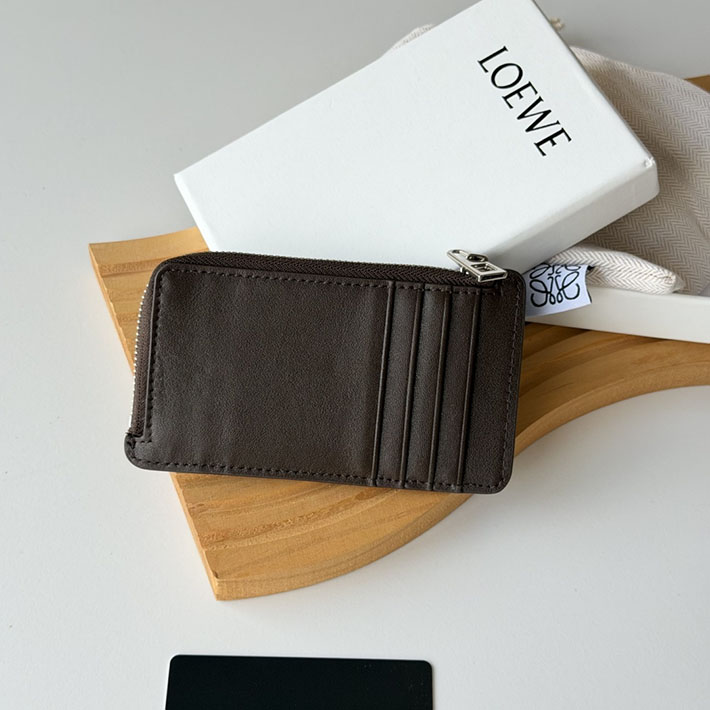 最高級ロエベスーパーコピー LOEWE パンタ コインカードホルダー シャイニーカーフ ヴィンテージブラウン C643Z40XAK-0041 ロエベ カードケース アウトレット - 画像 (8)