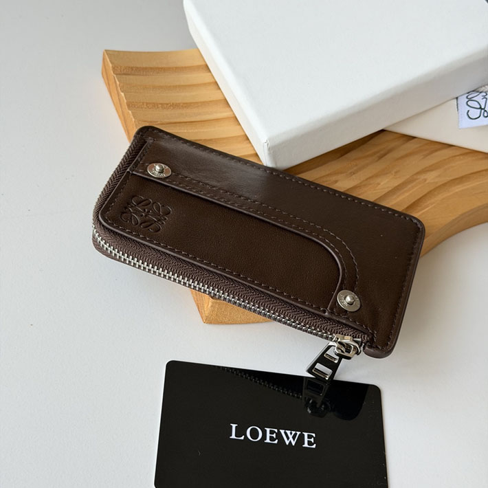 最高級ロエベスーパーコピー LOEWE パンタ コインカードホルダー シャイニーカーフ ヴィンテージブラウン C643Z40XAK-0041 ロエベ カードケース アウトレット - 画像 (7)