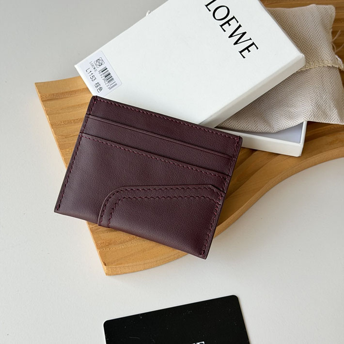 最高級ロエベスーパーコピー LOEWE パンタ プレーン カードホルダー シャイニーカーフ ダークバーガンディ C643322X55-7240 ロエベ カードケース 人気 - 画像 (8)