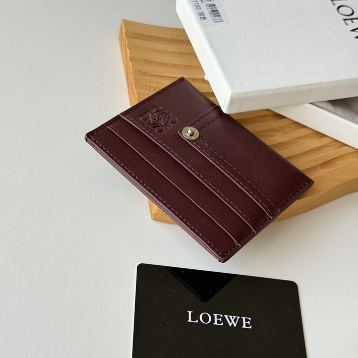 最高級ロエベスーパーコピー LOEWE パンタ プレーン カードホルダー シャイニーカーフ ダークバーガンディ C643322X55-7240 ロエベ カードケース 人気 - 画像 (7)