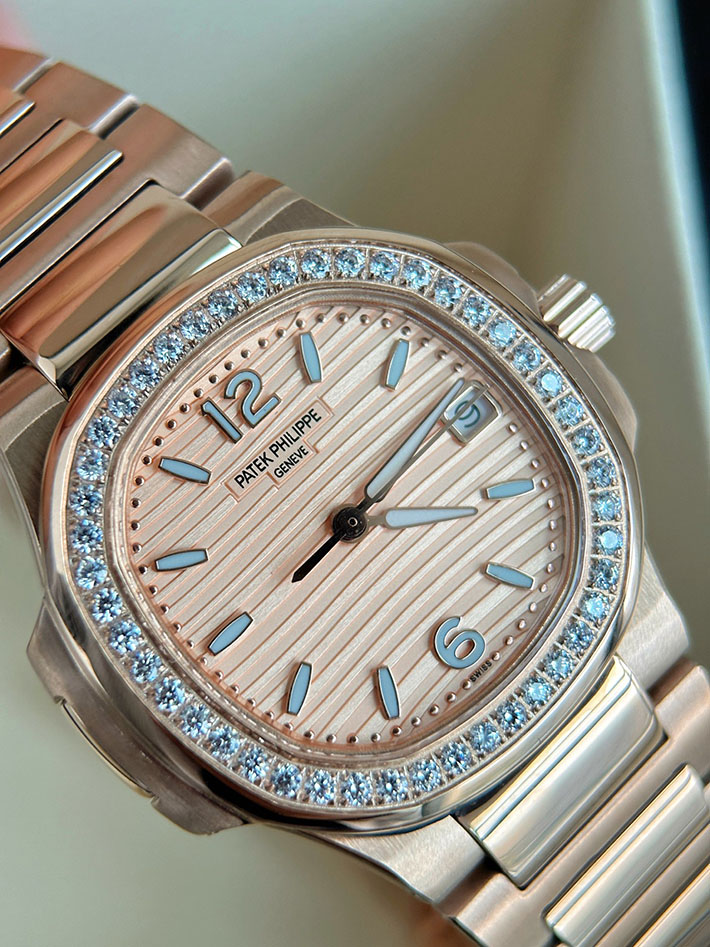 最高級パテックフィリップスーパーコピー ノーチラス 7010/1R-012 ゴールデン・ブラウン レディース 腕時計 2635304 パテック フィリップ レディース 人気 - 画像 (8)