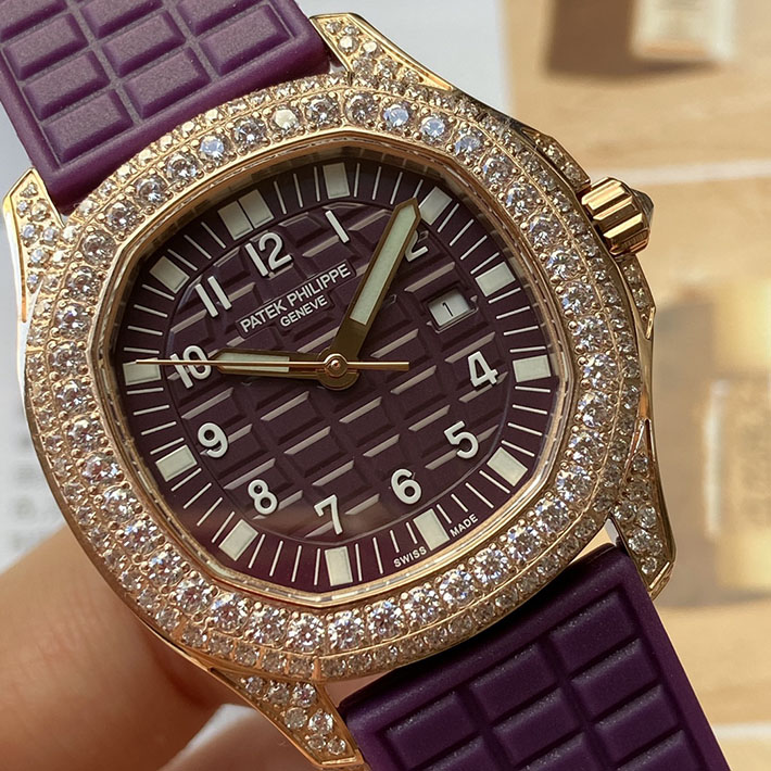 最高級パテックフィリップスーパーコピー PATEK PHILIPPE アクアノート ルーチェ ピュア・パープル 2635338 パテックフィリップ レディース 価格 - 画像 (6)