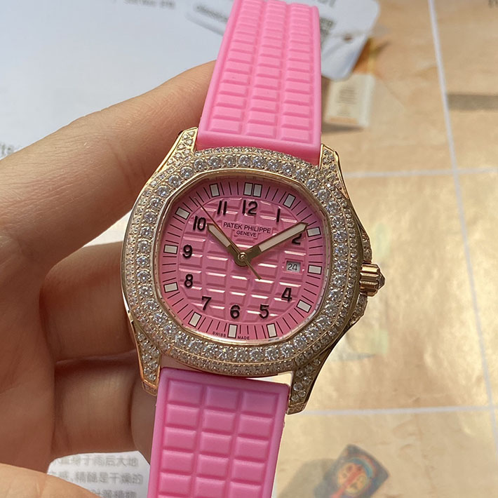 最高級パテックフィリップスーパーコピー PATEK PHILIPPE アクアノート ルーチェ ピュア・ピンク 2635339 パテックフィリップ レディース 公式 - 画像 (7)