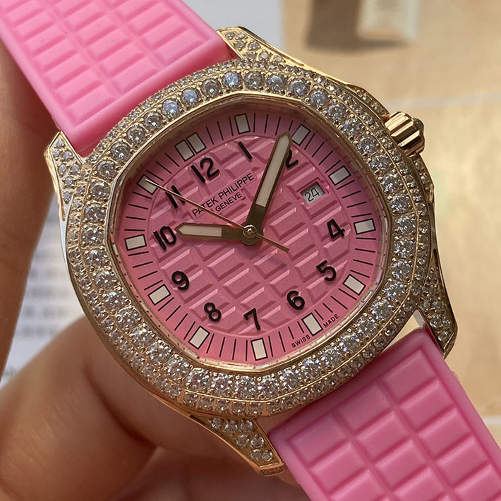 最高級パテックフィリップスーパーコピー PATEK PHILIPPE アクアノート ルーチェ ピュア・ピンク 2635339 パテックフィリップ レディース 公式 - 画像 (6)
