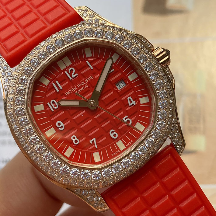 最高級パテックフィリップスーパーコピー PATEK PHILIPPE アクアノート ルーチェ ピュア・レッド 2635340 パテックフィリップ レディース ノーチラス - 画像 (6)