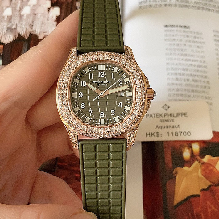 最高級パテックフィリップスーパーコピー PATEK PHILIPPE アクアノート ルーチェ ピュア・カーキ 2635341 パテックフィリップコピー代引き - 画像 (9)