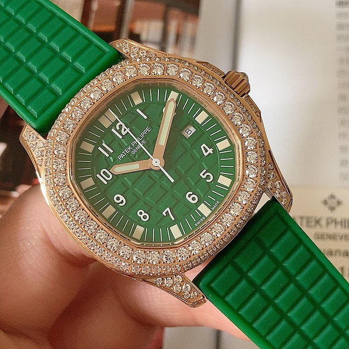 最高級パテックフィリップスーパーコピー PATEK PHILIPPE アクアノート ルーチェ ピュア・グリーン 2635342 パテックフィリップ レディース コピー - 画像 (6)