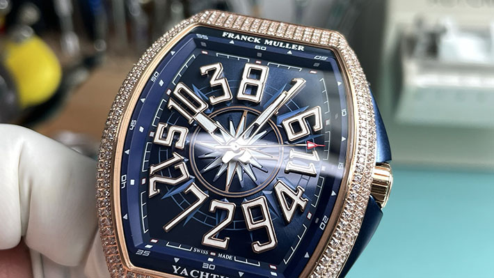 最高級フランクミュラースーパーコピー Franck Muller ヴァンガード ヨッティング ダイヤモンド V45SCDT YACHT D 5NBL フランクミュラー ヴァンガード ダイヤ - 画像 (8)