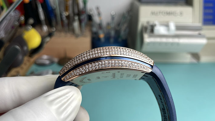 最高級フランクミュラースーパーコピー Franck Muller ヴァンガード ヨッティング ダイヤモンド V45SCDT YACHT D 5NBL フランクミュラー ヴァンガード ダイヤ - 画像 (5)