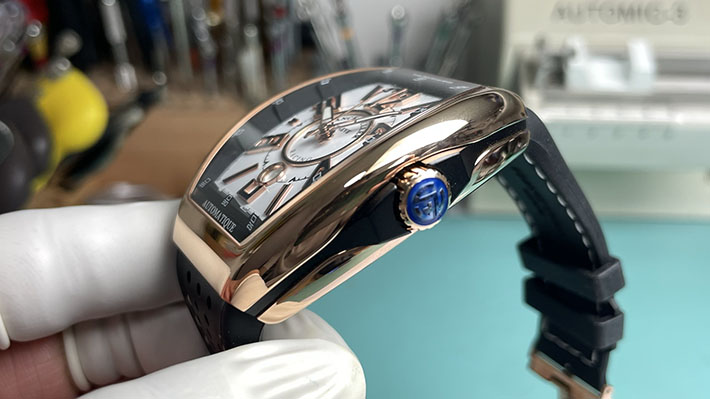 最高級フランクミュラースーパーコピー Franck Muller ヴァンガード ホワイト文字盤 腕時計 メンズ V45SCDTRCGNR5N フランクミュラー ヴァンガード メンズ - 画像 (7)