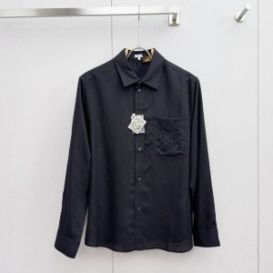 ロエベ 黒 シャツ メンズ