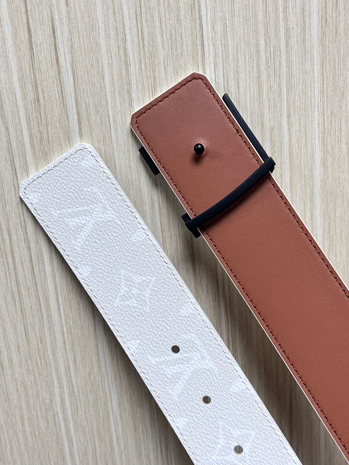 最高級ルイヴィトンスーパーコピー LV ベルト イニシャル モノグラム グロウ イン ザ ダーク 40MM リバーシブル 2635433 ルイヴィトンベルトコピー - 画像 (4)