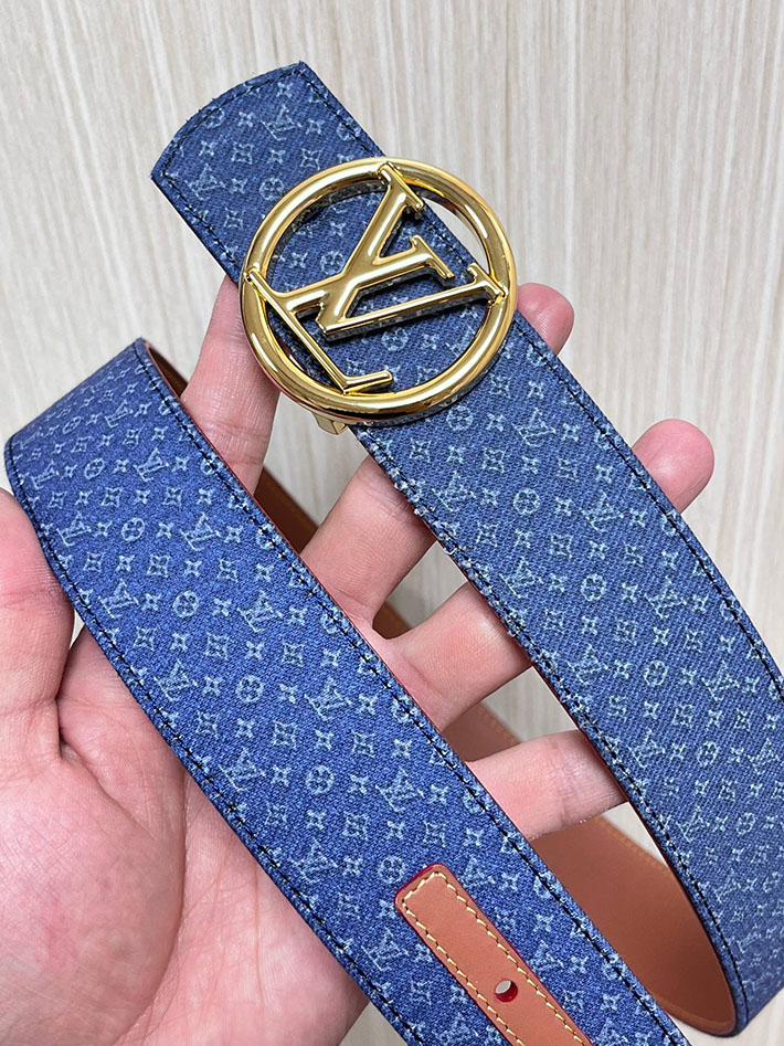最高級ルイヴィトンスーパーコピー LV ベルト ディメンション モノグラム リフレクティブ デニム 40MM リバーシブル 2635436 ヴィトン ベルト メンズ - 画像 (6)