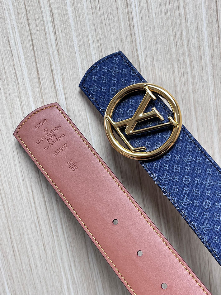 最高級ルイヴィトンスーパーコピー LV ベルト ディメンション モノグラム リフレクティブ デニム 40MM リバーシブル 2635436 ヴィトン ベルト メンズ - 画像 (5)