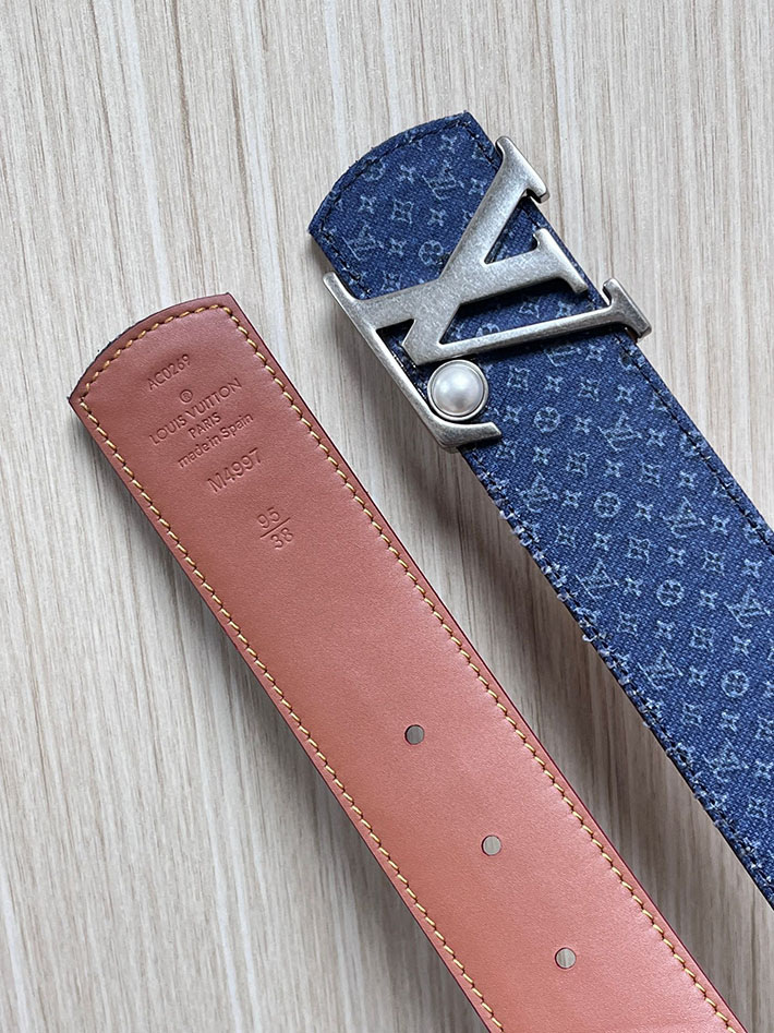 最高級ルイヴィトンスーパーコピー LV ベルト ディメンション モノグラム リフレクティブ デニム 40MM リバーシブル 2635437 ヴィトン ベルト 安い - 画像 (5)