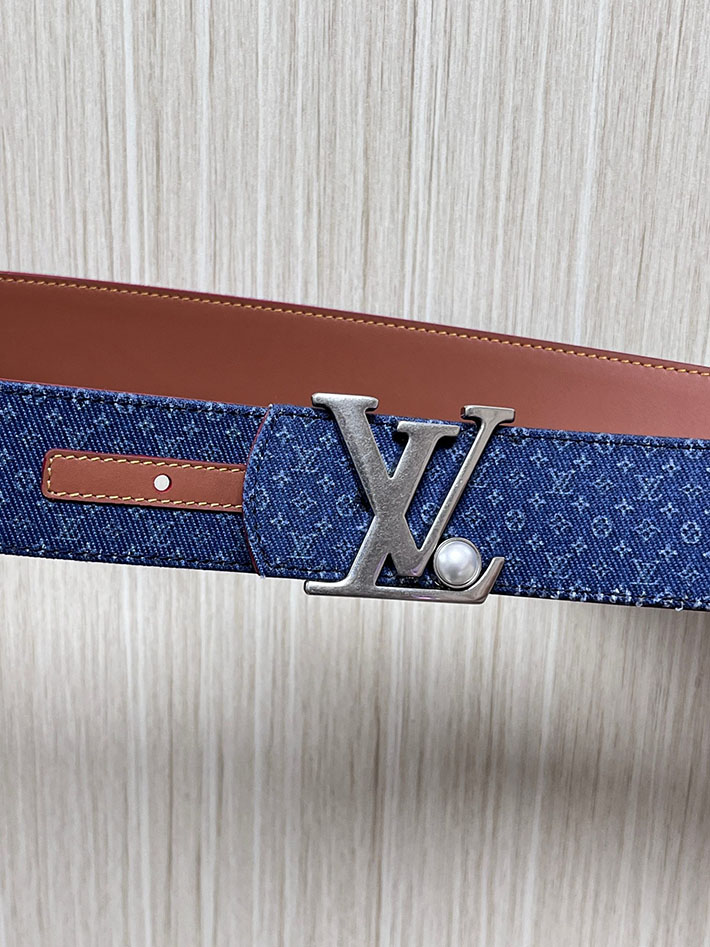 最高級ルイヴィトンスーパーコピー LV ベルト ディメンション モノグラム リフレクティブ デニム 40MM リバーシブル 2635437 ヴィトン ベルト 安い - 画像 (3)