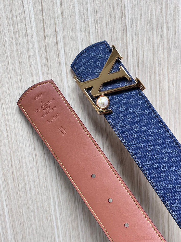 最高級ルイヴィトンスーパーコピー LV ベルト ディメンション モノグラム リフレクティブ デニム 40MM リバーシブル 2635438 ルイヴィトン ベルト アウトレット - 画像 (5)