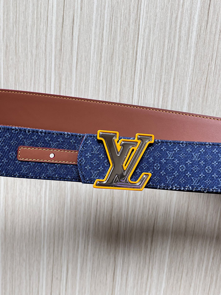 最高級ルイヴィトンスーパーコピー LV ベルト ディメンション モノグラム リフレクティブ デニム 40MM リバーシブル 2635440 ルイヴィトン ベルト モノグラム - 画像 (3)