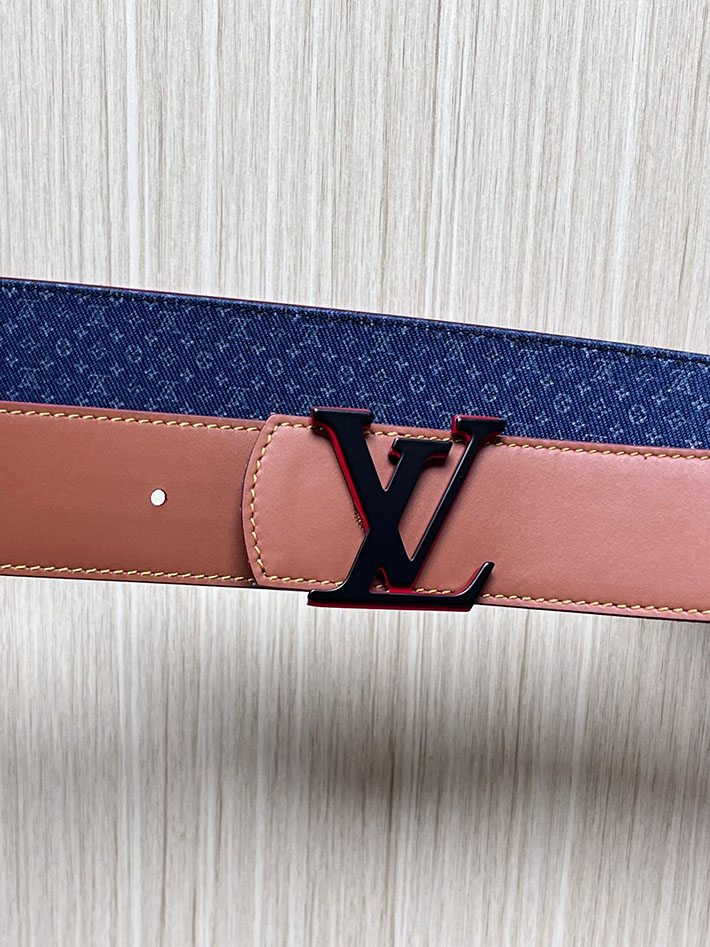 最高級ルイヴィトンスーパーコピー LV ベルト ディメンション モノグラム リフレクティブ デニム 40MM リバーシブル 2635441 ルイヴィトンベルトコピー - 画像 (2)