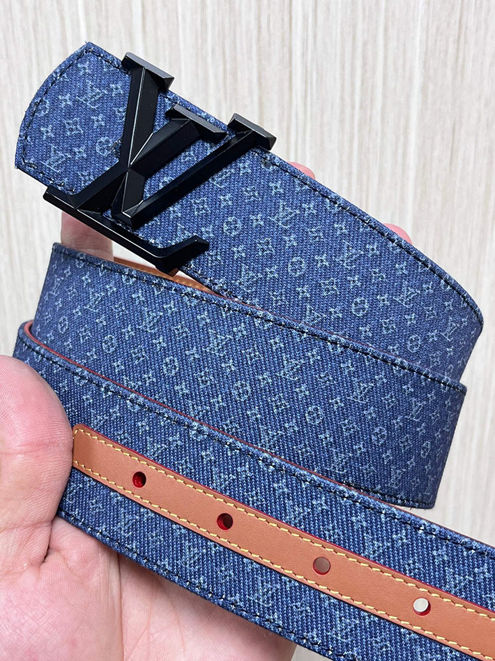 最高級ルイヴィトンスーパーコピー LV ベルト ディメンション モノグラム リフレクティブ デニム 40MM リバーシブル 2635443 ルイヴィトン ベルト 新作 - 画像 (7)