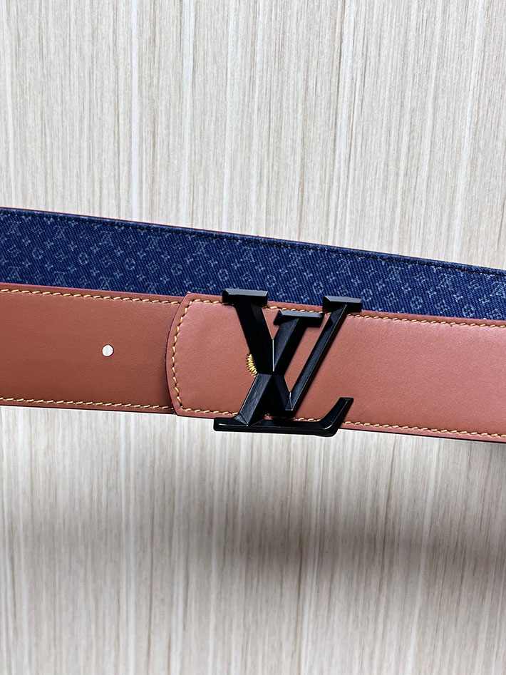 最高級ルイヴィトンスーパーコピー LV ベルト ディメンション モノグラム リフレクティブ デニム 40MM リバーシブル 2635443 ルイヴィトン ベルト 新作 - 画像 (2)
