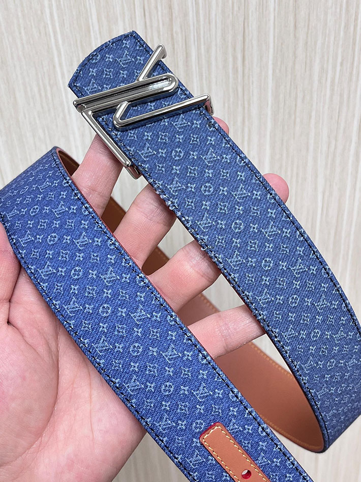 最高級ルイヴィトンスーパーコピー LV ベルト ディメンション モノグラム リフレクティブ デニム 40MM リバーシブル 2635444 ルイヴィトン ベルト セール - 画像 (6)