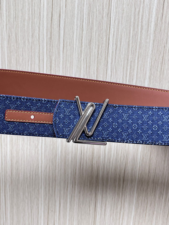 最高級ルイヴィトンスーパーコピー LV ベルト ディメンション モノグラム リフレクティブ デニム 40MM リバーシブル 2635444 ルイヴィトン ベルト セール - 画像 (3)
