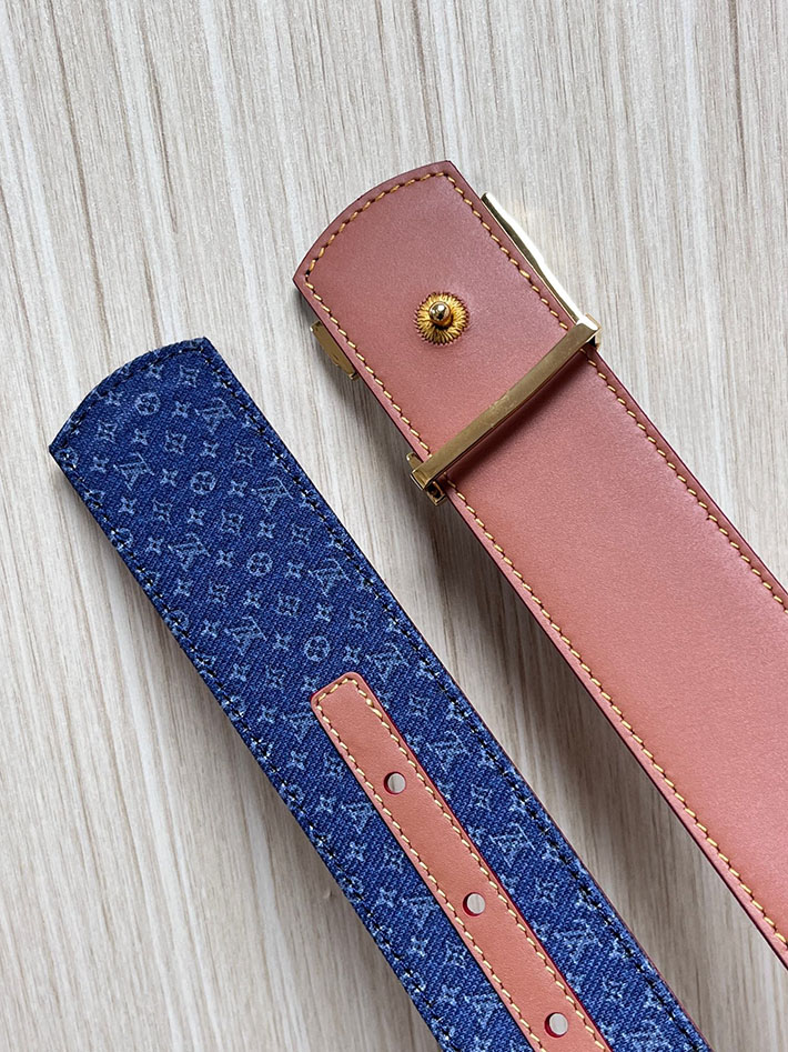 最高級ルイヴィトンスーパーコピー LV ベルト ディメンション モノグラム リフレクティブ デニム 40MM リバーシブル 2635445 ルイヴィトン ベルト 公式 - 画像 (4)