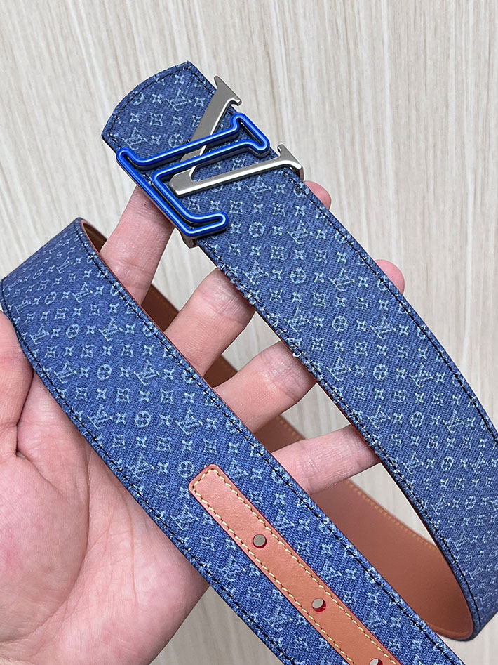 最高級ルイヴィトンスーパーコピー LV ディメンション リフレクティブ デニムベルト 40MM リバーシブル 2635446 ヴィトン ベルト メンズ 人気 - 画像 (6)