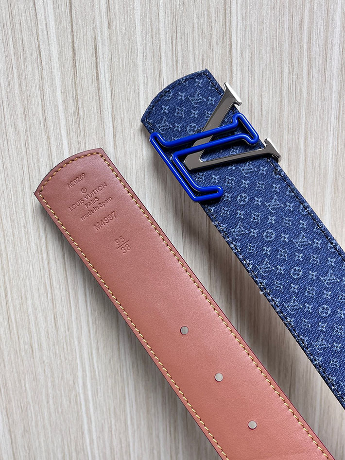 最高級ルイヴィトンスーパーコピー LV ディメンション リフレクティブ デニムベルト 40MM リバーシブル 2635446 ヴィトン ベルト メンズ 人気 - 画像 (5)