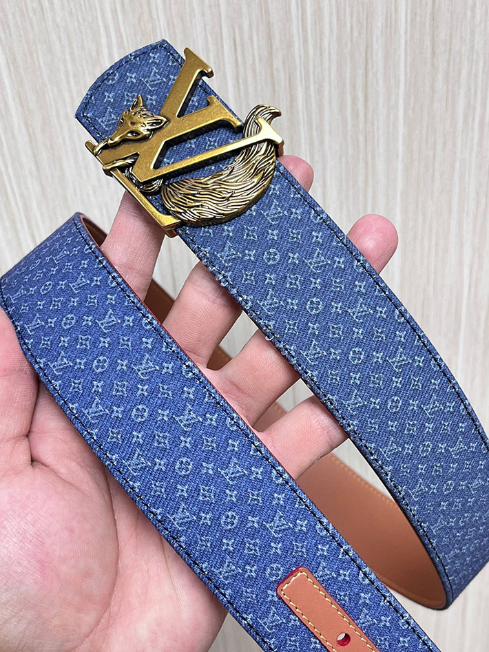 最高級ルイヴィトンスーパーコピー LV ディメンション リフレクティブ デニムベルト 40MM リバーシブル 2635449 ヴィトン ベルト メンズ リバーシブル - 画像 (6)
