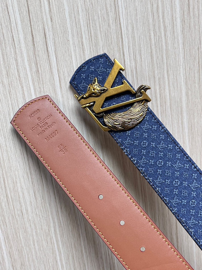 最高級ルイヴィトンスーパーコピー LV ディメンション リフレクティブ デニムベルト 40MM リバーシブル 2635449 ヴィトン ベルト メンズ リバーシブル - 画像 (5)
