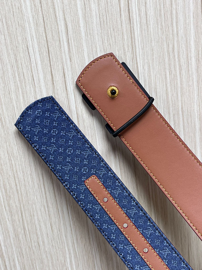 最高級ルイヴィトンスーパーコピー LV ディメンション リフレクティブ デニムベルト 40MM リバーシブル 2635452 ルイヴィトン ベルト アウトレット - 画像 (4)
