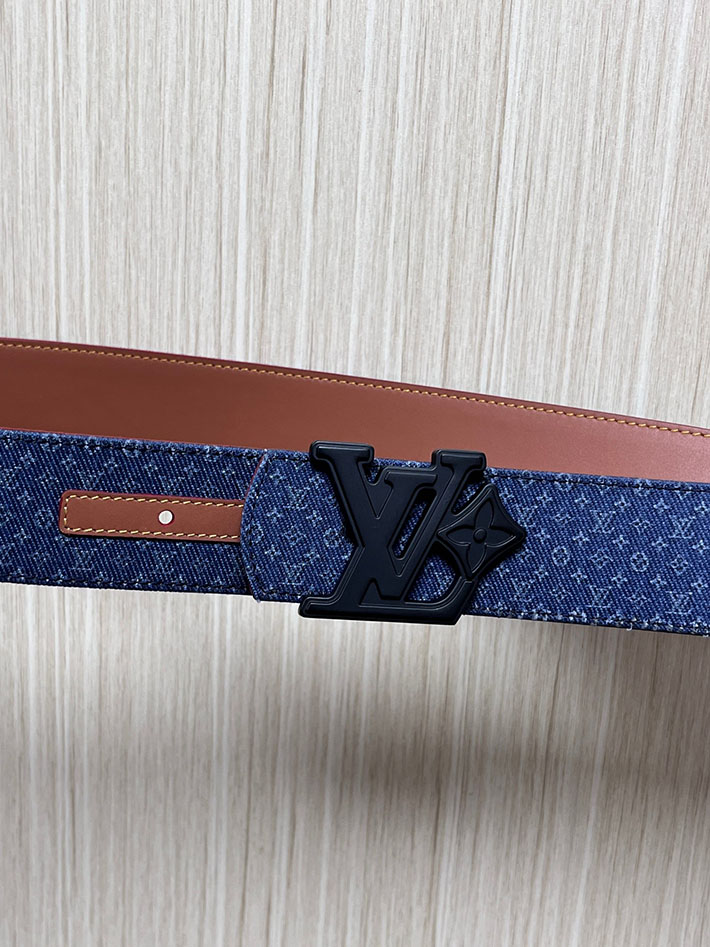 最高級ルイヴィトンスーパーコピー LV ディメンション リフレクティブ デニムベルト 40MM リバーシブル 2635452 ルイヴィトン ベルト アウトレット - 画像 (3)