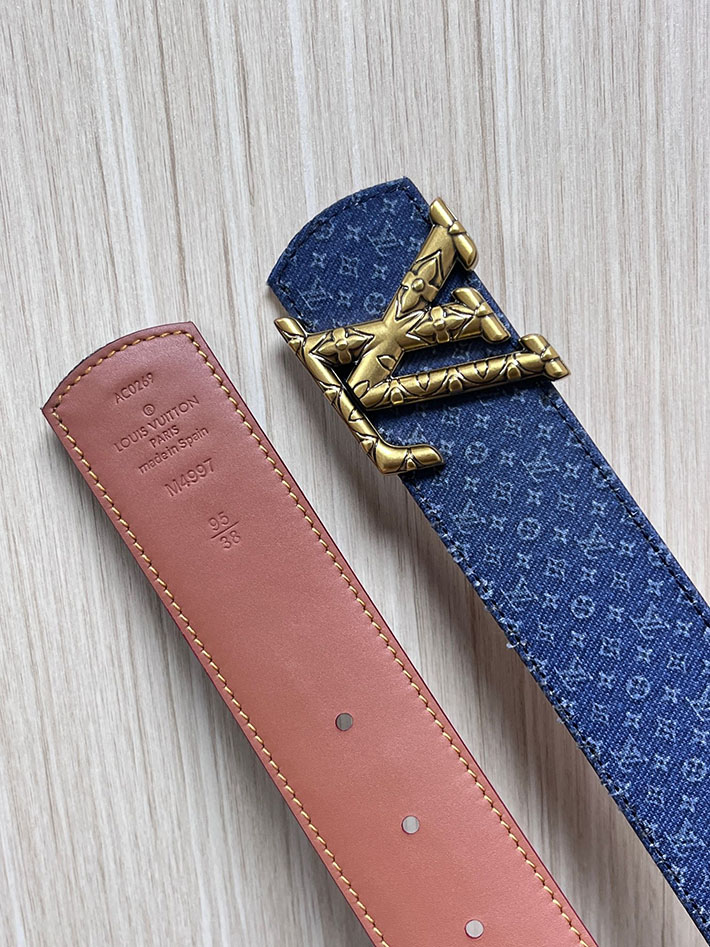 最高級ルイヴィトンスーパーコピー LV ディメンション リフレクティブ デニムベルト 40MM リバーシブル 2635454 ヴィトン ベルト 新作 - 画像 (5)