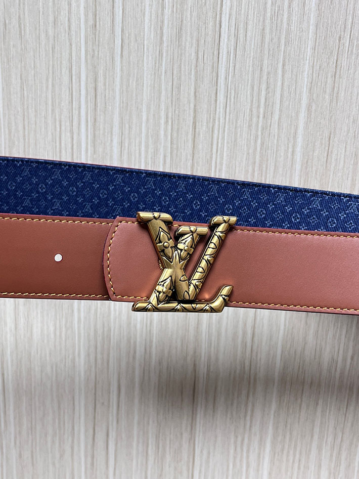 最高級ルイヴィトンスーパーコピー LV ディメンション リフレクティブ デニムベルト 40MM リバーシブル 2635454 ヴィトン ベルト 新作 - 画像 (2)
