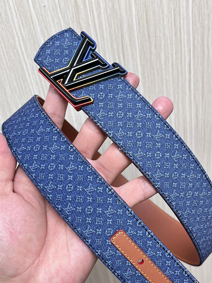 最高級ルイヴィトンスーパーコピー LV ディメンション リフレクティブ デニムベルト 40MM リバーシブル 2635455 ヴィトン ベルト セール - 画像 (6)