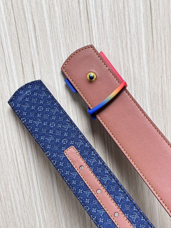 最高級ルイヴィトンスーパーコピー LV ディメンション リフレクティブ デニムベルト 40MM リバーシブル 2635455 ヴィトン ベルト セール - 画像 (4)
