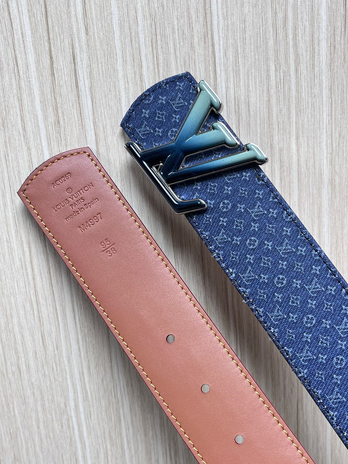 最高級ルイヴィトンスーパーコピー LV ディメンション リフレクティブ デニムベルト 40MM リバーシブル 2635456 ヴィトン ベルト リバーシブル - 画像 (5)